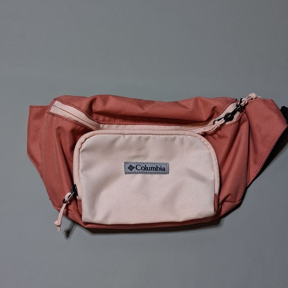 Columbia Zigzag II Hip Pack Pink Peach Two Tone Unisex Hiking Belt Bag Waist